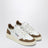 Sneakers Medalist Low in pelle bianca e suede tabacco