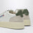 Sneakers Medalist Low en cuir et daim blanc/vert