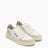 Medalist trainer in white/black leather and suede