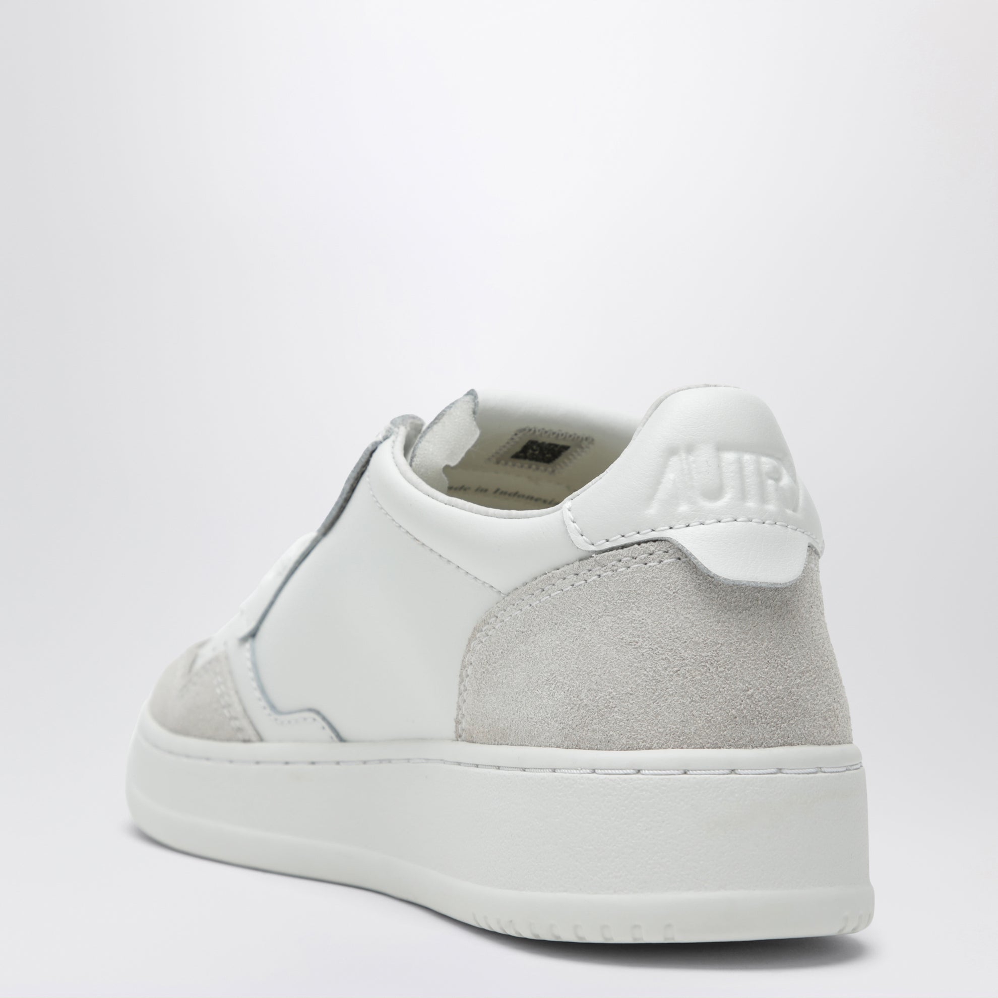 Sneakers Medalist Low in pelle e suede bianca