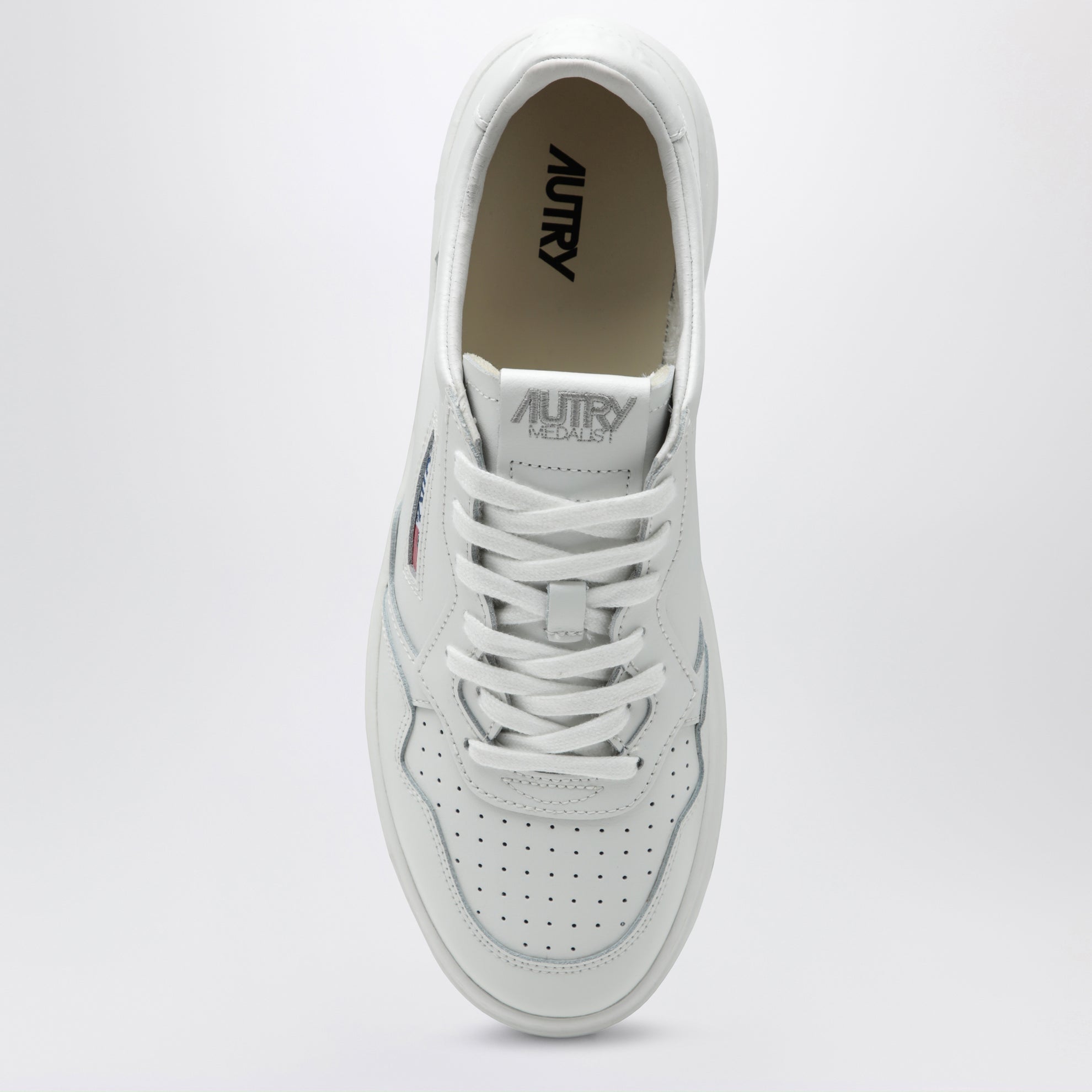 Sneakers Medalist Low in pelle bianca Game Set Match!