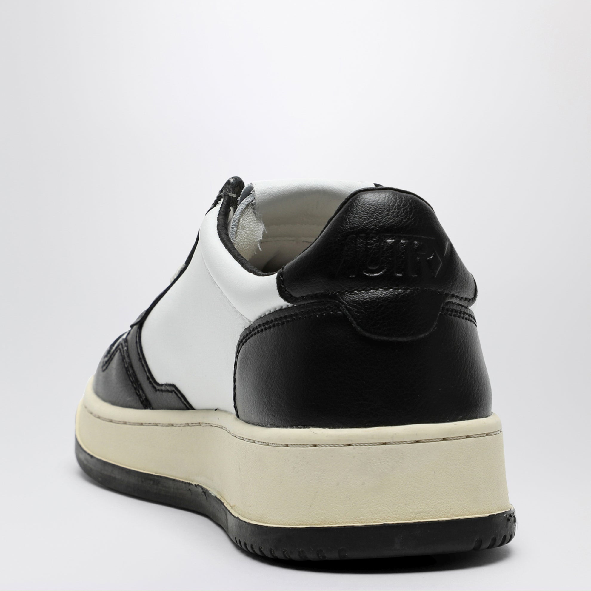 Sneaker Medalist in pelle bianca/nera