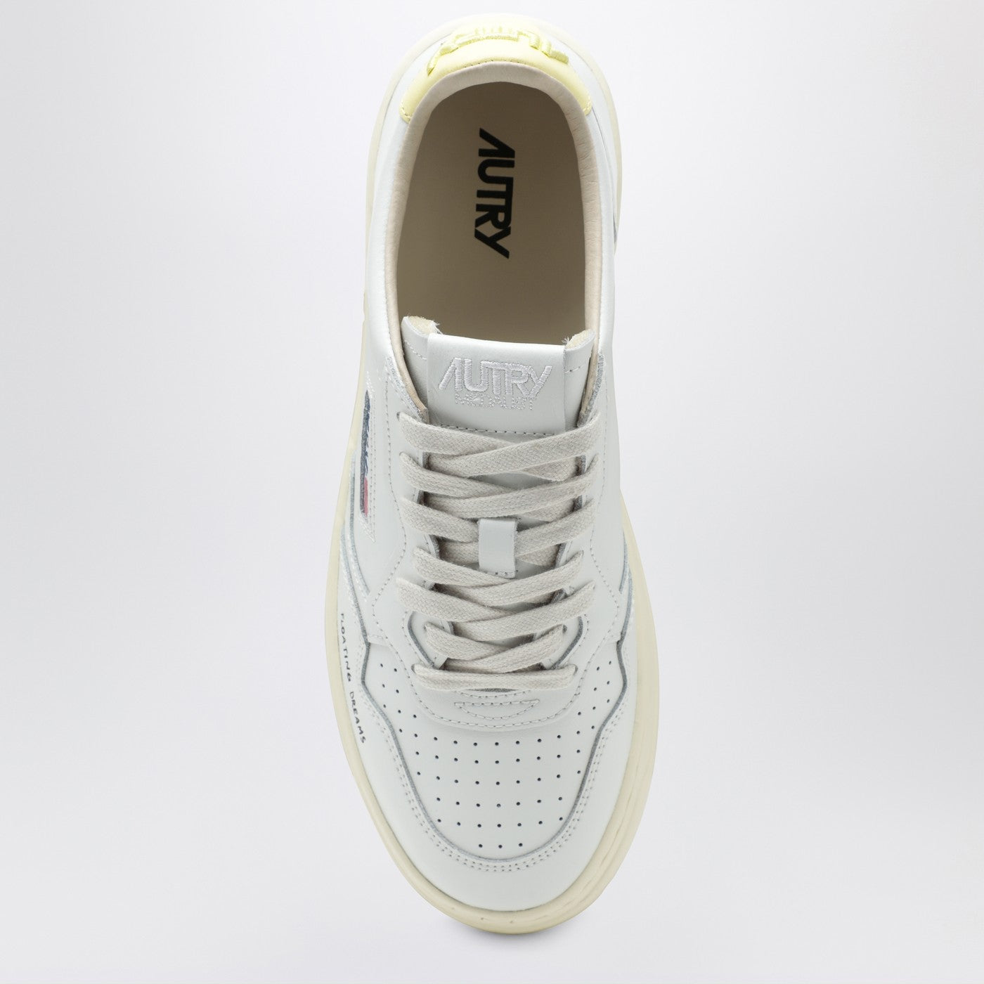 Medalist Low Sneakers in white/yellow “Floating Dreams”