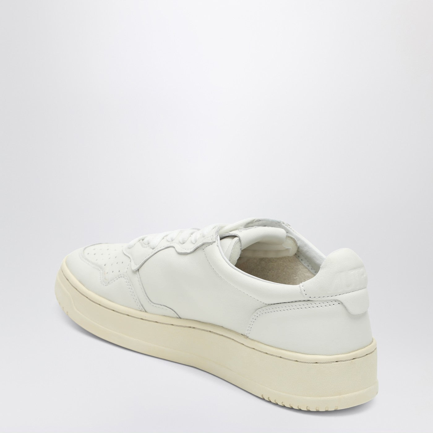 White leather Medalist Sneakers
