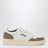 Medalist Low sneaker in white leather and brown suede