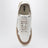 Medalist Low sneaker in white leather and brown suede
