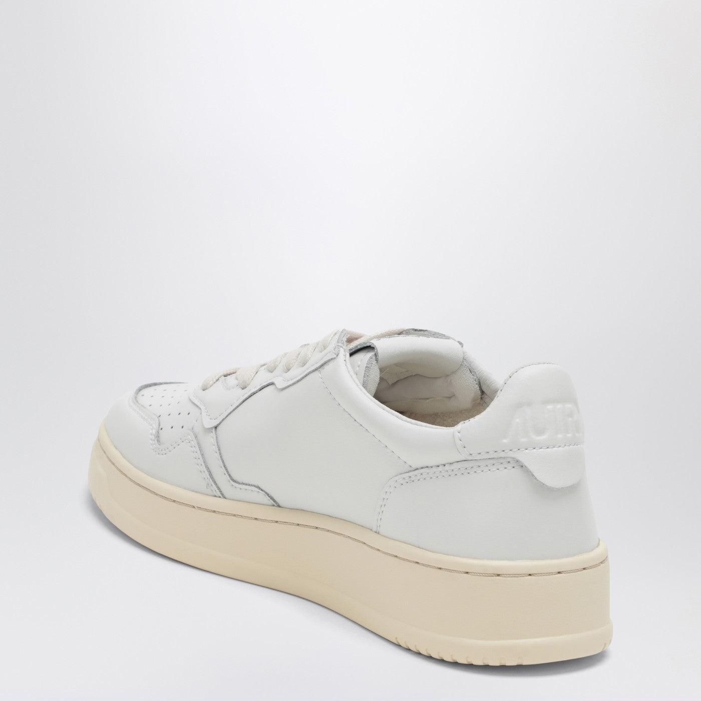 White leather Medalist sneakers