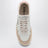Medalist Low Sneakers aus weißem/roséfarbenem Leder und Veloursleder