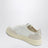 Medalist Low sneakers in white leather and gold suede