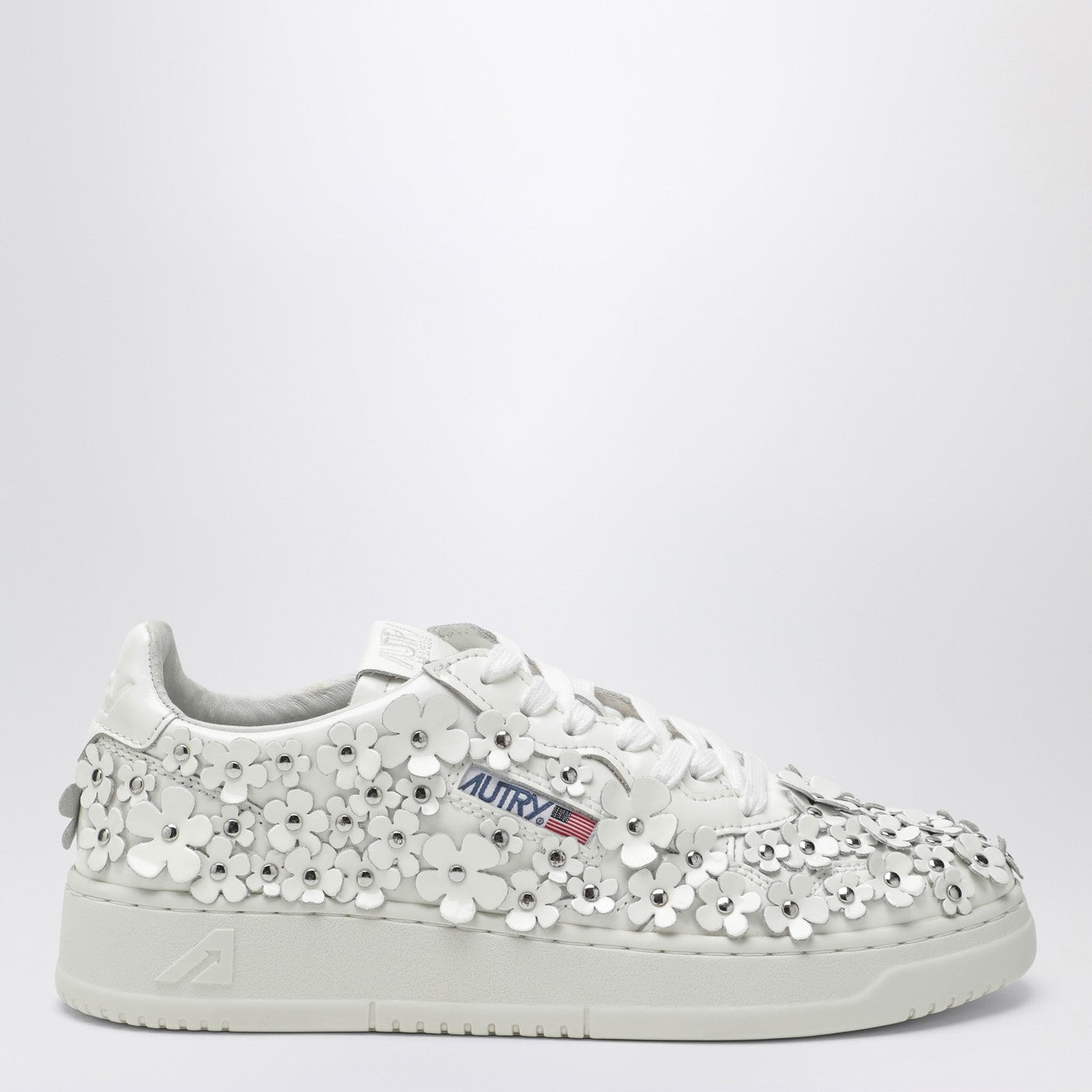 Sneakers Medalist Blühend aus weißem Leder