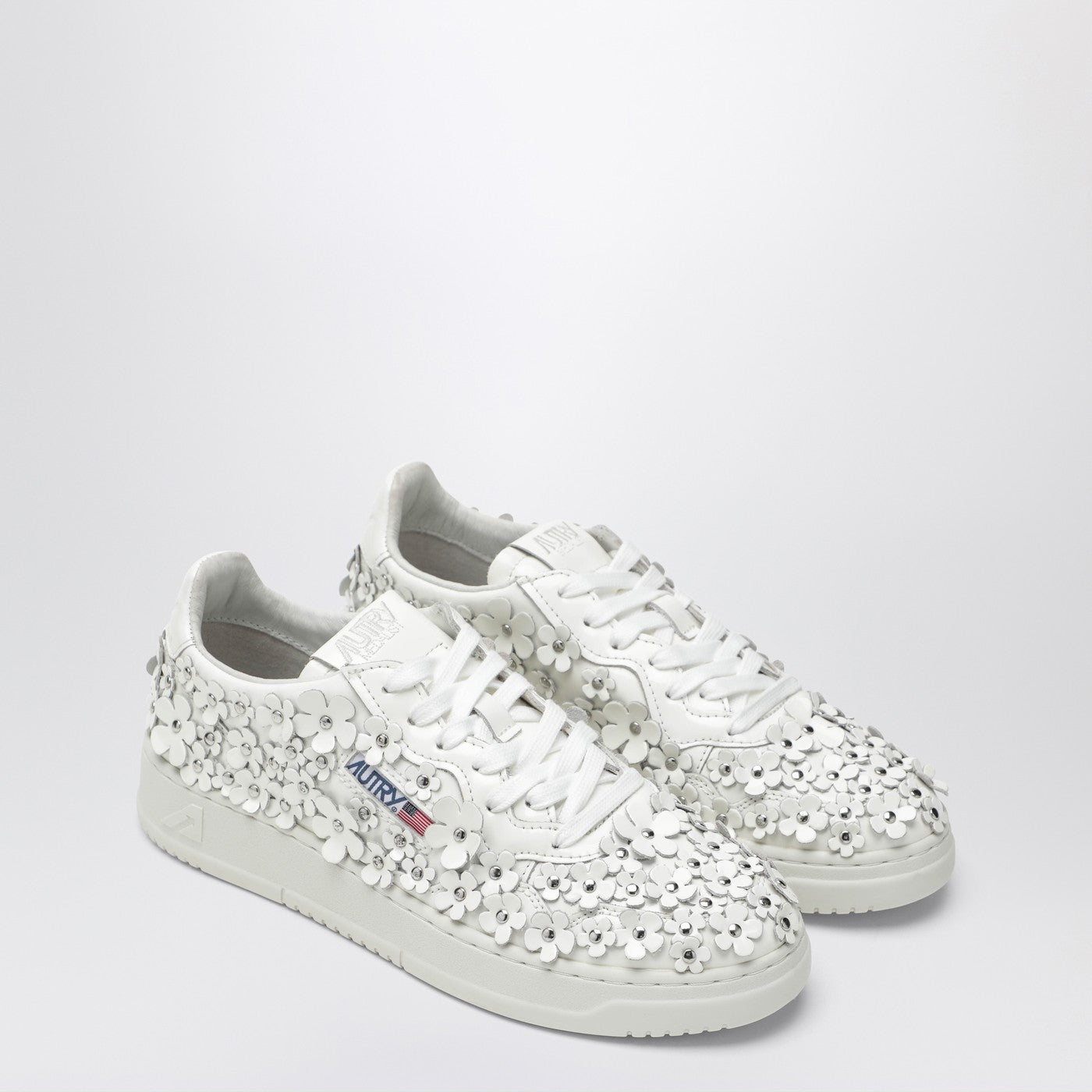 Sneakers Medalist Blühend aus weißem Leder