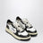 Medalist Low Sneakers aus weißem/schwarzem Leder
