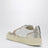 Medalist Low Sneakers aus weißem/platinfarbenem Leder