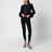 Black metallic bouclé jacket