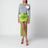 Gray wool sweater with flower