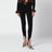 Black knitted stirrup leggings