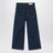 Jeans blu scuro con funghi ricamati