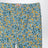 Pantaloni azzurri con stampa floreale in cotone