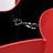 Borsa a secchiello Bilbao grande in pelle rossa/blu