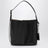 Medium Bilbao bucket bag in smooth calfskin leather in black