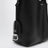 Medium Bilbao bucket bag in smooth calfskin leather in black