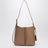 Borsa a secchiello Bilbao media in pelle di vitello liscia beige