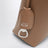 Borsa a secchiello Bilbao media in pelle di vitello liscia beige