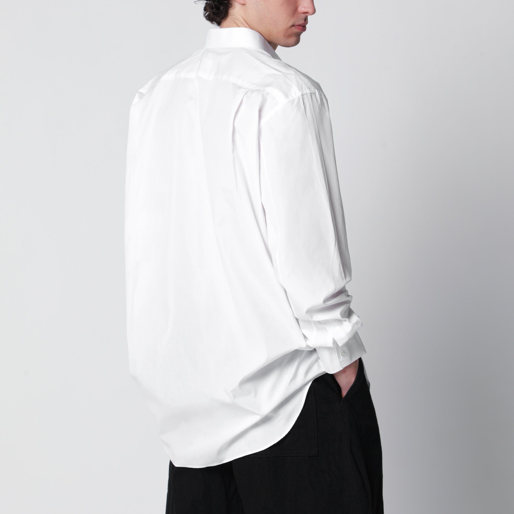 Camicia bianca in cotone