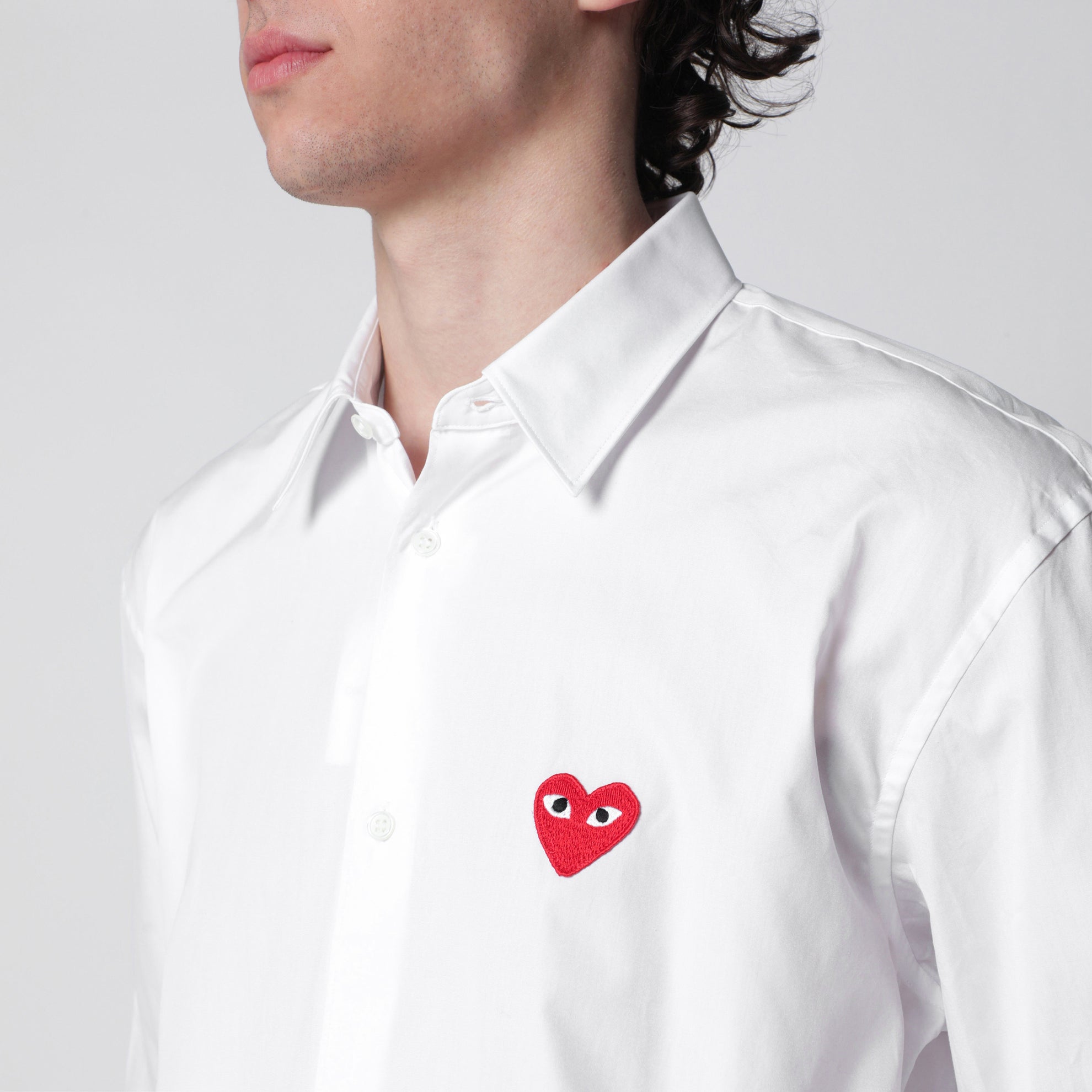 Camicia bianca in cotone