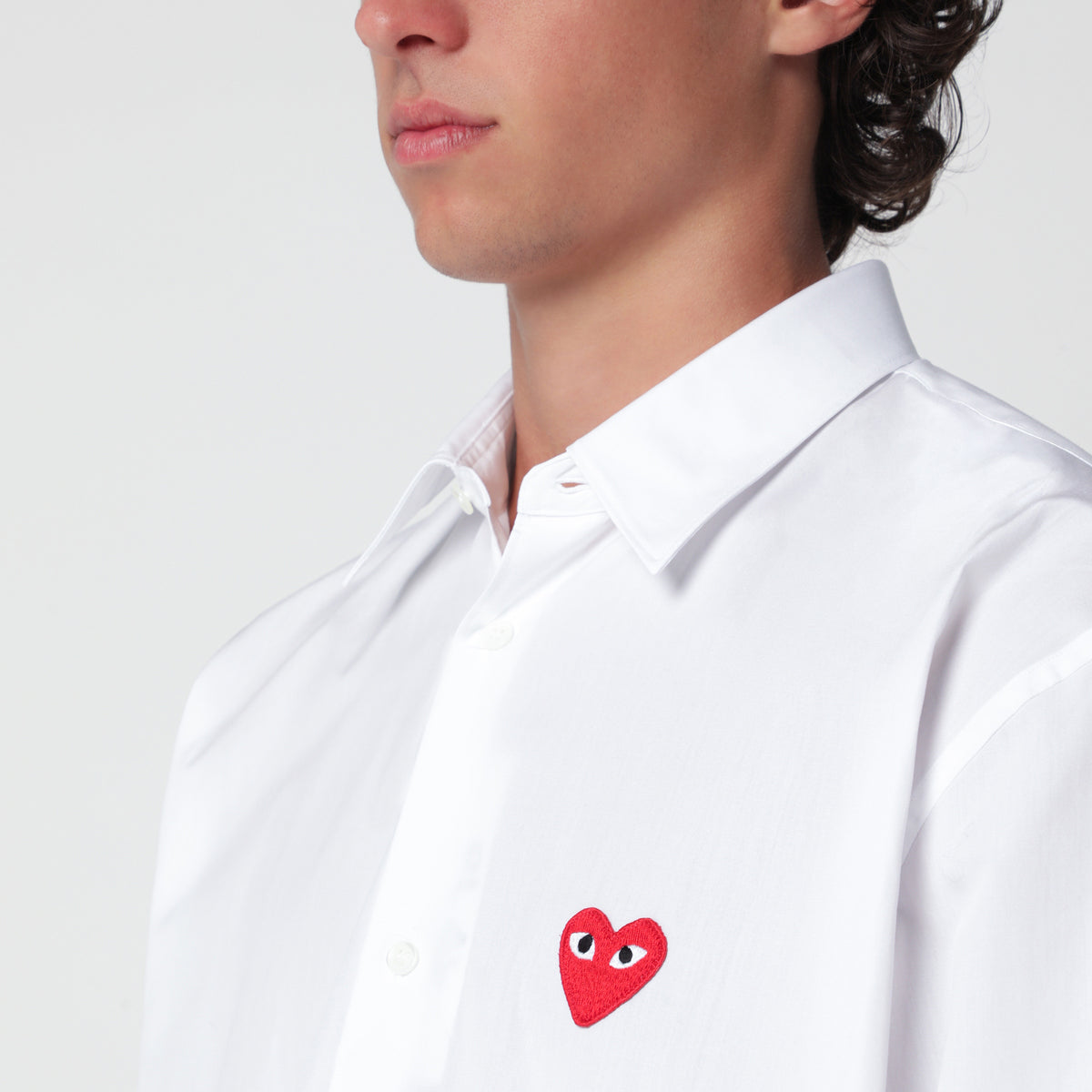 Camicia bianca in cotone