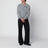 Light Grey Wool Cardigan with Heart Patch