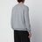 Light Grey Wool Cardigan with Heart Patch