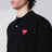 Polo Red Heart en coton noir