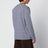 T-shirt a righe navy in cotone