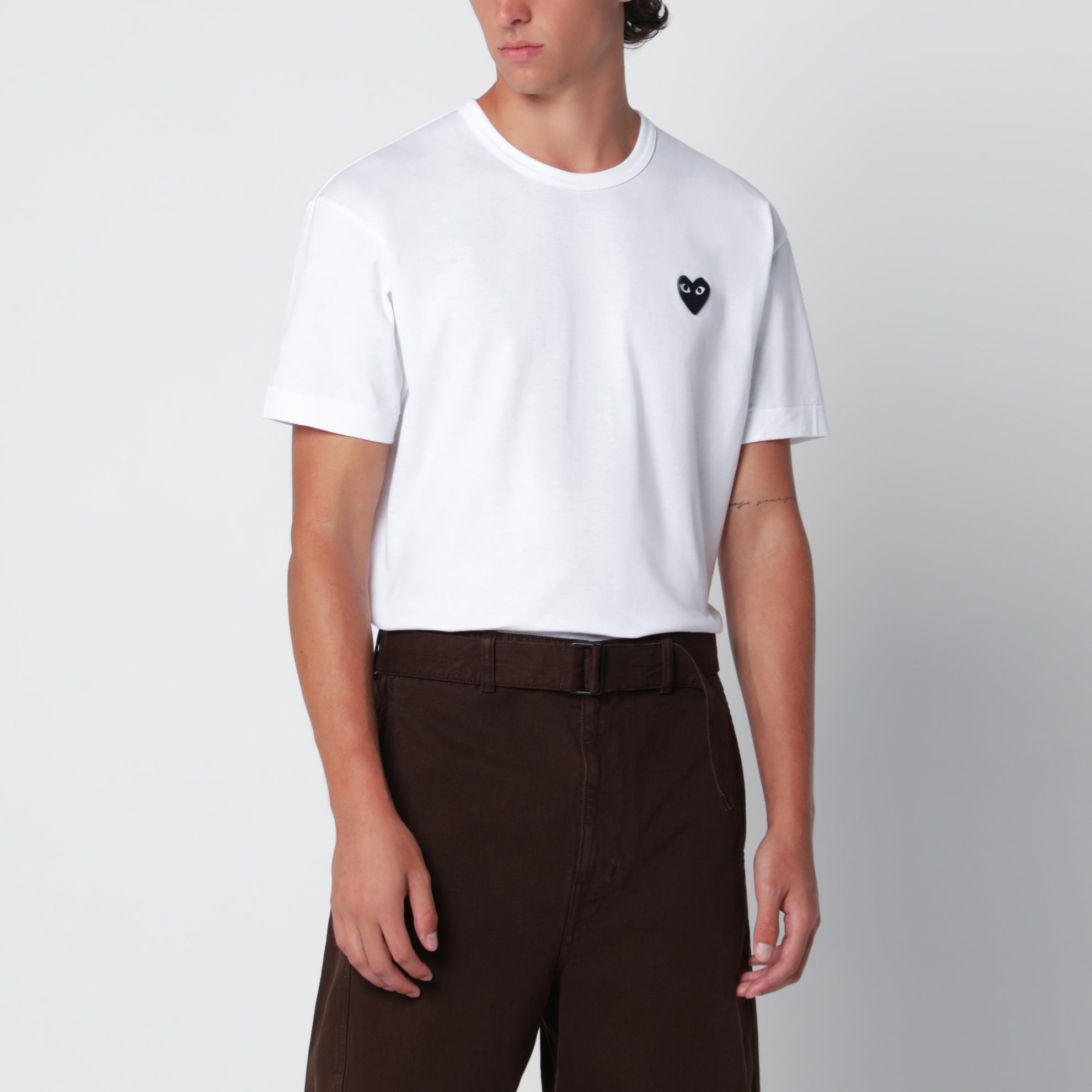 White cotton T-shirt