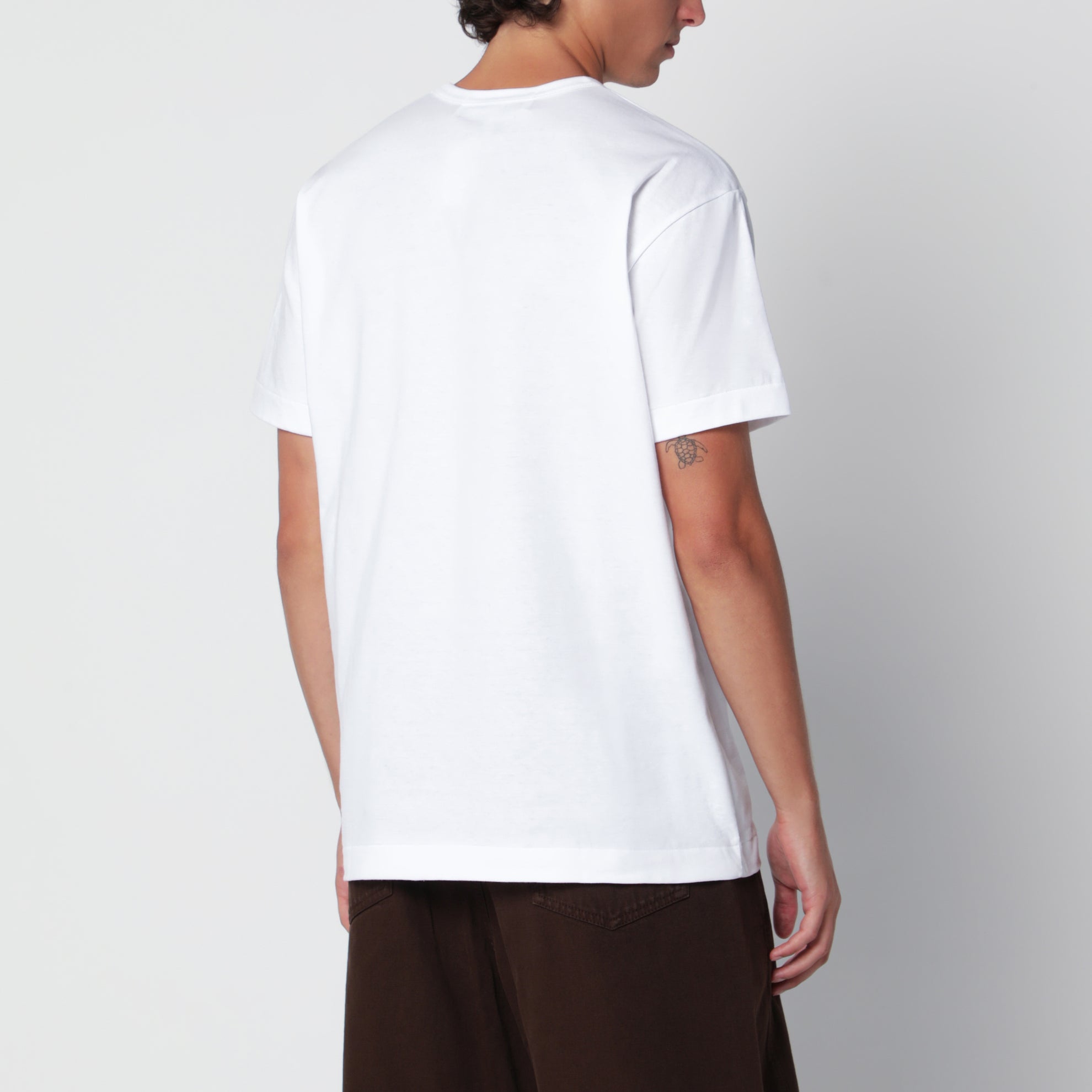 White cotton T-shirt