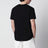 Schwarzes Baumwoll-T-Shirt