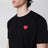 Schwarzes Baumwoll-T-Shirt