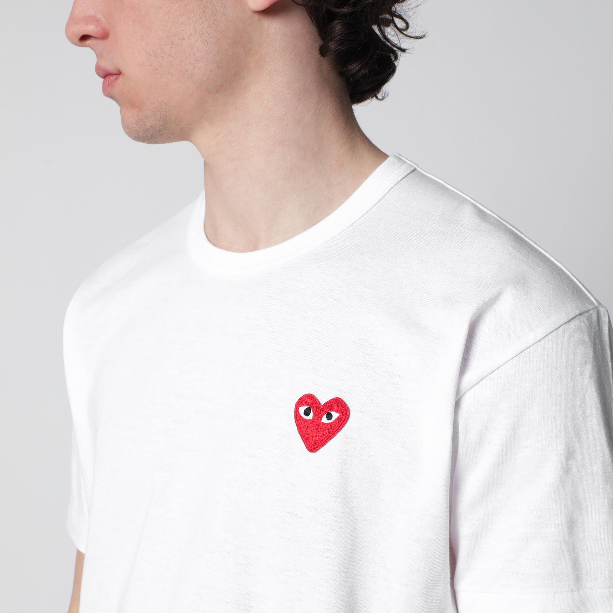 T-shirt bianca in cotone