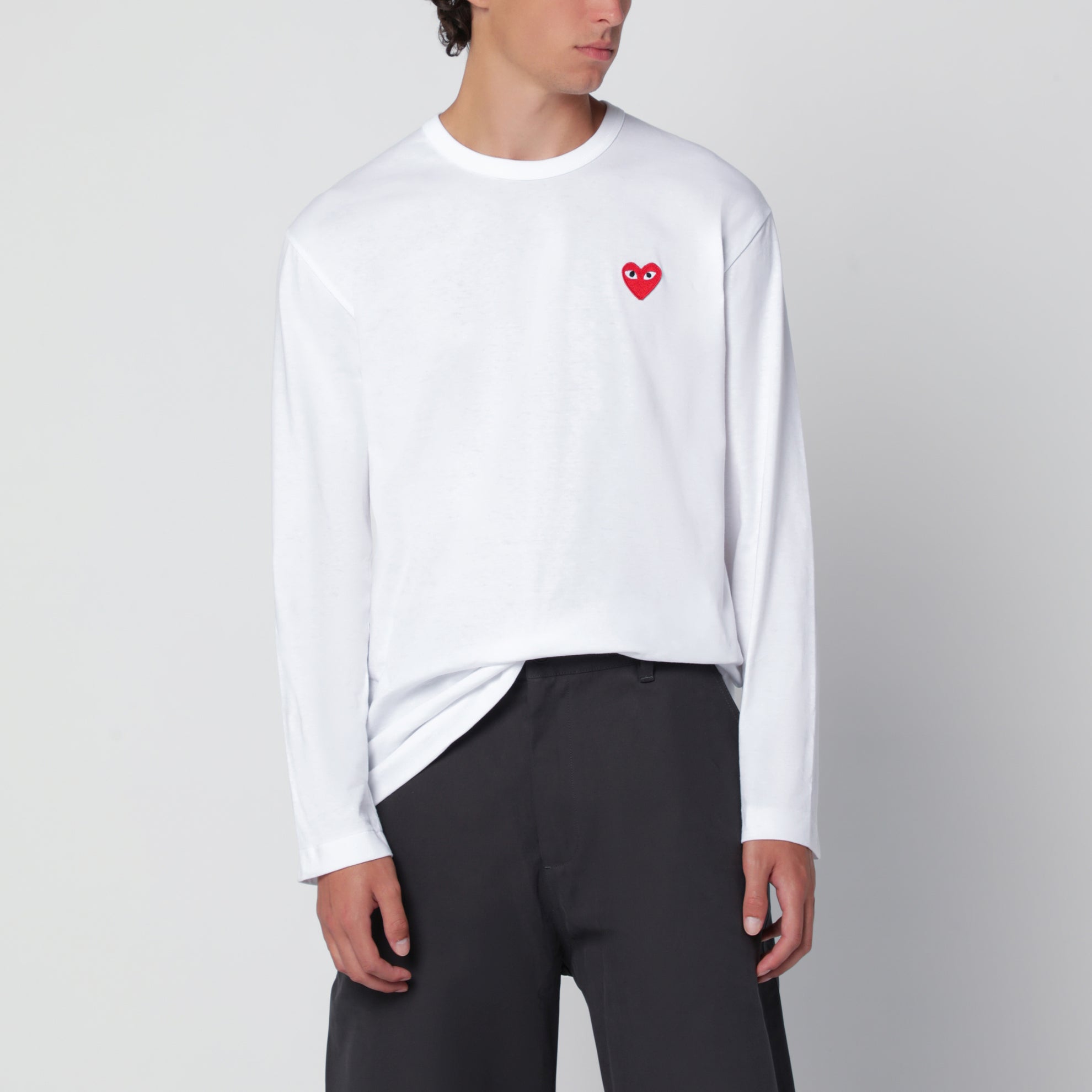Maglia bianca in cotone