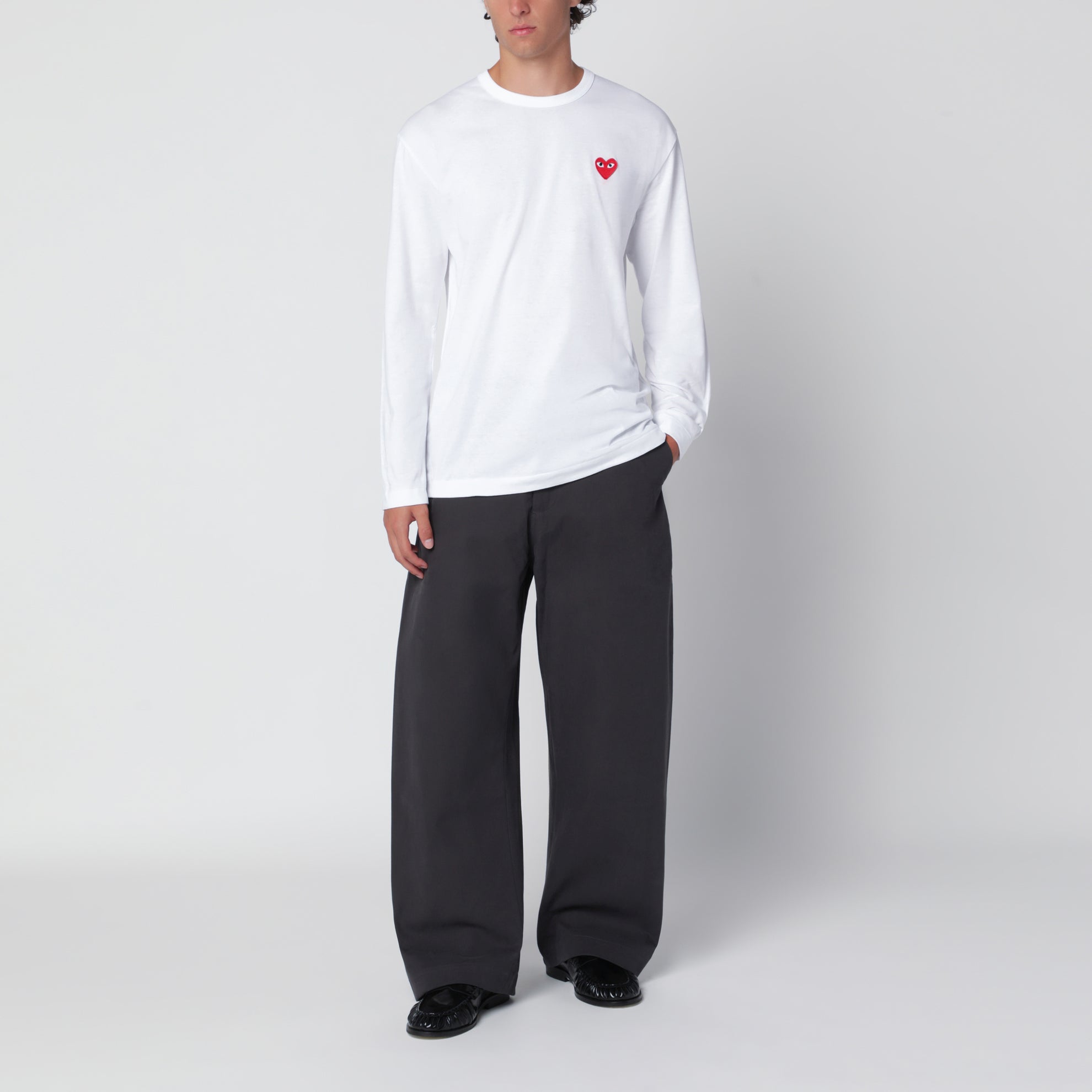 Maglia bianca in cotone
