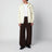 Ivory zip-up hoodie in polyester