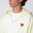 Ivory zip-up hoodie in polyester