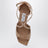 AZIA patent leather sandals in pastel pink