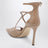 AZIA patent leather sandals in pastel pink