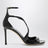Azia Sandalen aus schwarzem Lackleder