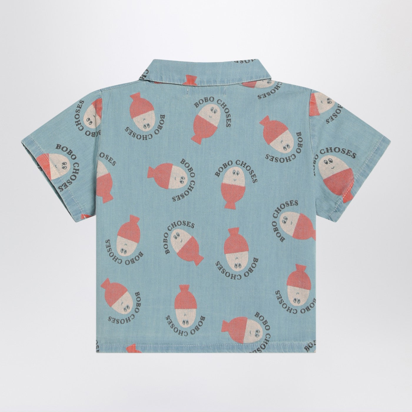Camicia azzurra Morning Egg in denim