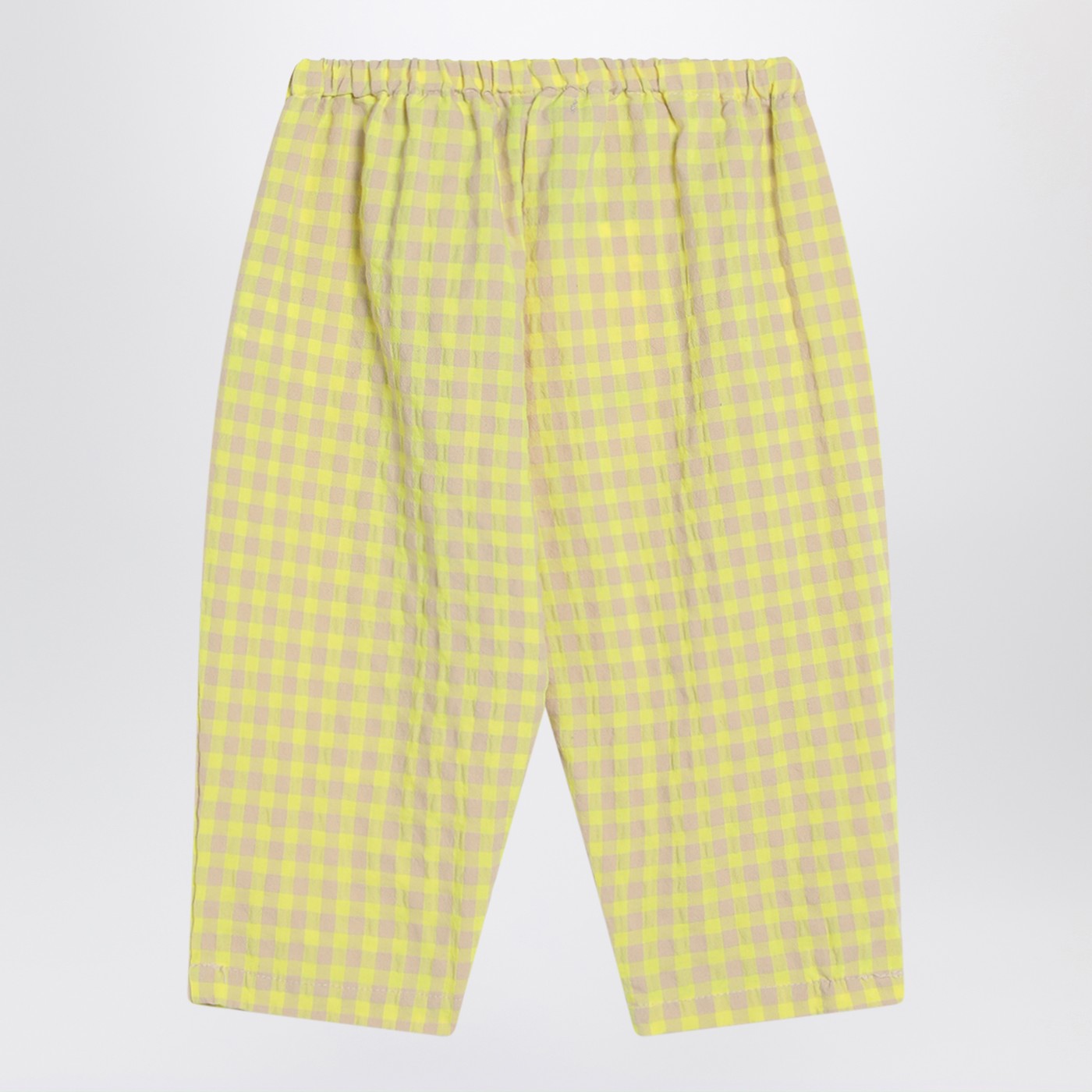 Gelbe Hose aus Vichy-Stoff