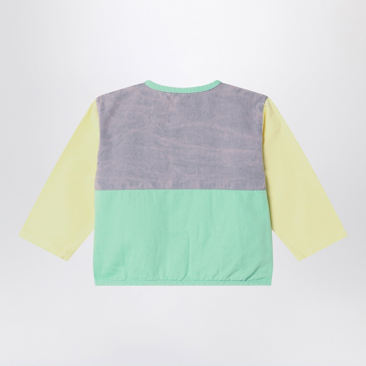 Color-Block Jacke aus Baumwolle