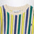 Sweat-shirt rayé multicolore en éponge